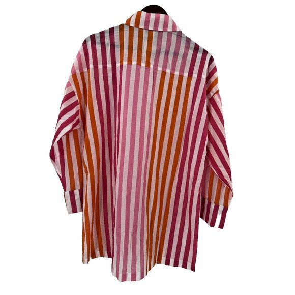 NWOT Beach Riot Alexa Top Cover-Up Button Shirt Size S/M Sunset Stripes Revolve - Picture 9 of 14